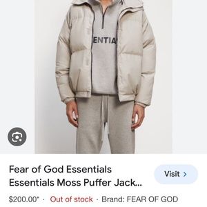 Fear of God Essentials Puffer